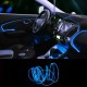 Εύκαμπτο LED καλώδιο 2m για την εσωτερική διακόσμηση κάθε αυτοκινήτου - El wire - Μπλε