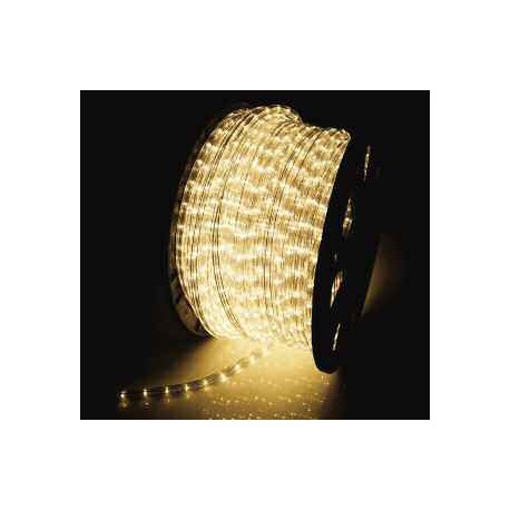 Φωτοσωλήνας LED Πλακέ Διάφανος Κίτρινο Φως Με Το Μέτρο