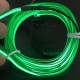 Εύκαμπτο LED καλώδιο 2m για την εσωτερική διακόσμηση κάθε αυτοκινήτου - El wire - Πράσινο