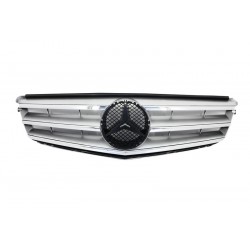 Μάσκα Εμπρός Mercedes Benz W204 C-Class (07-11) SPORT Ασημί