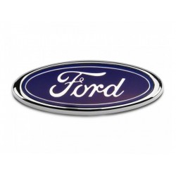 Ford Σήμα Αυτοκόλλητο 11,5mm x 4.5mm ΜπλέΧρώμιο