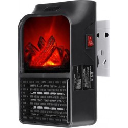 Μίνι τζάκι με εφέ φλόγας  LED & τηλεχειριστήριο  Flame Heater