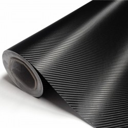 Αυτοκόλλητη Ταινία Carbon 3D 60x100cm σε Μαύρο Χρώμα