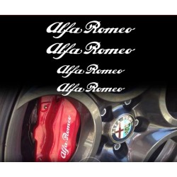 Σετ 4τεμ αυτοκόλλητα για δαγκάνες Alfa Romeo