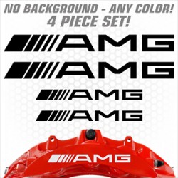 Αυτοκόλλητα για δαγκάνες AMG σετ 4τεμ
