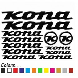 Σετ αυτοκόλλητα για ποδήλατα Kona