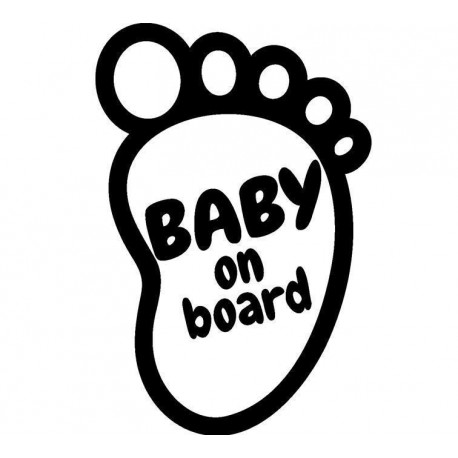 Αυτοκόλλητο Baby on Board No14