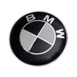 Σήμα BMW 74mm Black/White