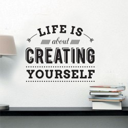 Αυτοκόλλητο τοίχου - Creating yourself