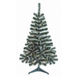 Χριστουγεννιάτικο Δέντρο Χιονισμένο Έλατο 120cm  με πλαστική βάση